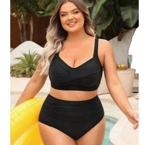 DACI - 12P Elegant Black Women's Swimwear Set